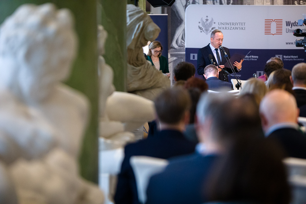 Międzynarodowa konferencja naukowa „Przyszłość i problemy edycji źródeł do historii XX wieku” – Warszawa 16 listopada 2023. Fot. Sławek Kasper (IPN)