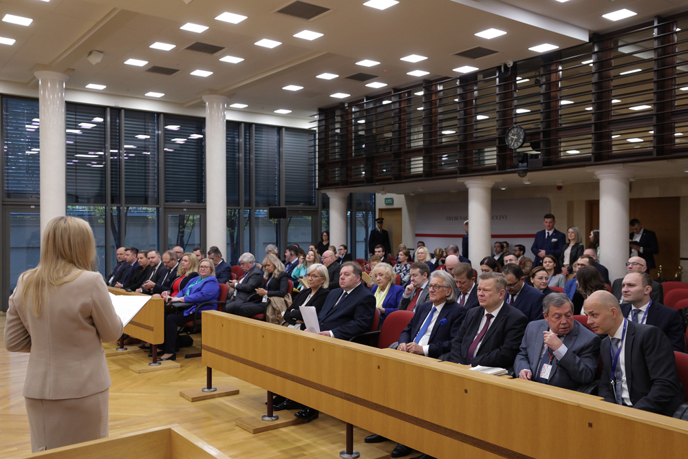 Konferencja „Prawa człowieka – perspektywa europejska” w Trybunale Konstytucyjnym. Warszawa, 15–18 listopada 2023. Fot. Mikołaj Bujak (IPN)