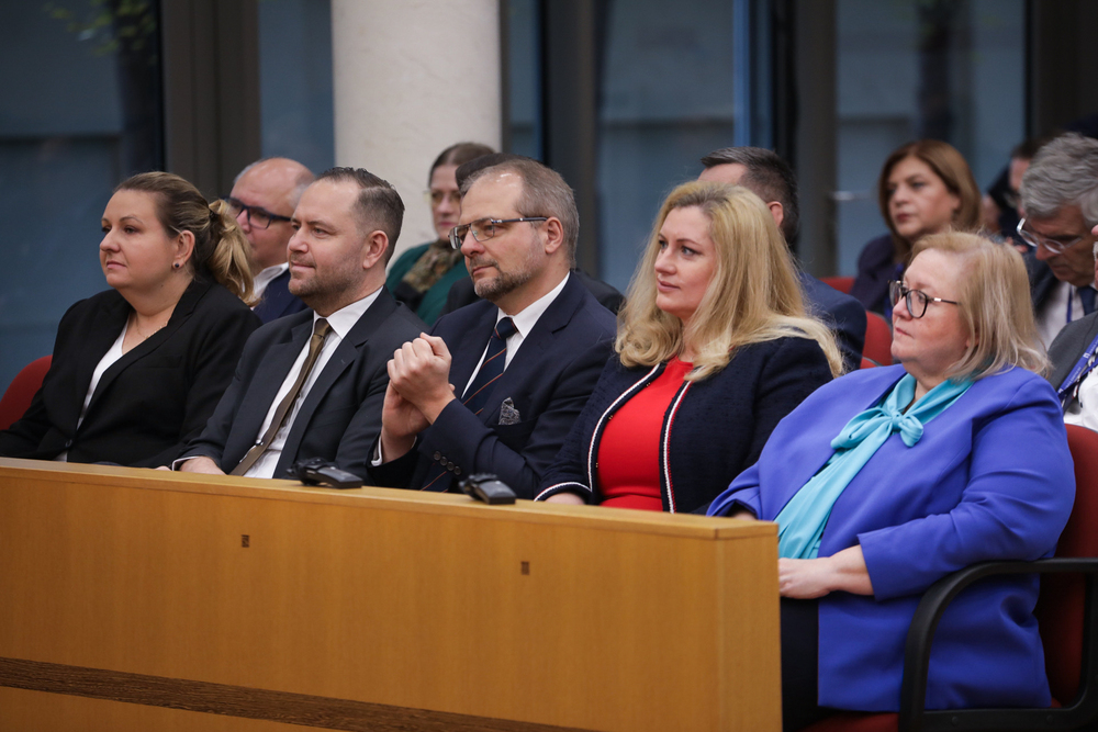 Konferencja „Prawa człowieka – perspektywa europejska” w Trybunale Konstytucyjnym. Warszawa, 15–18 listopada 2-23. Fot. Mikołaj Bujak (IPN)