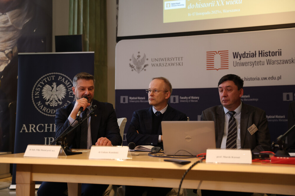 Międzynarodowa konferencja naukowa „Przyszłość i problemy edycji źródeł do historii XX wieku” – Warszawa, 16 listopada 2023. Fot. Katarzyna Adamów (IPN)