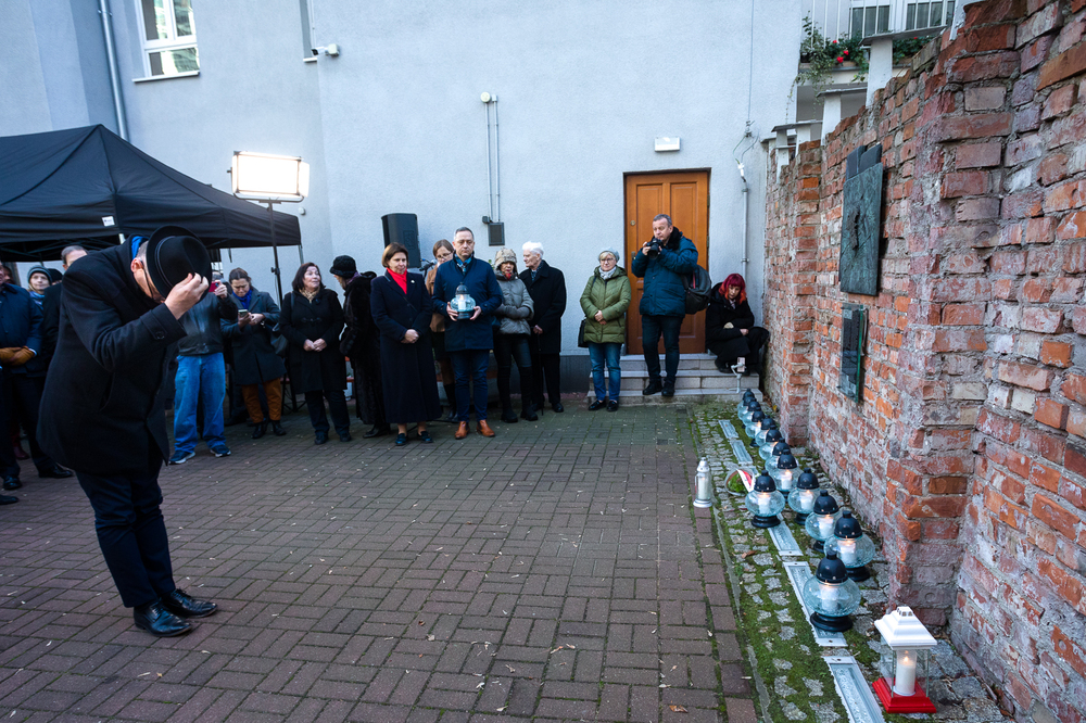 Rocznica zamknięcia granic getta warszawskiego – Warszawa, 16 listopada 2023. Fot. Sławek Kasper (IPN)
