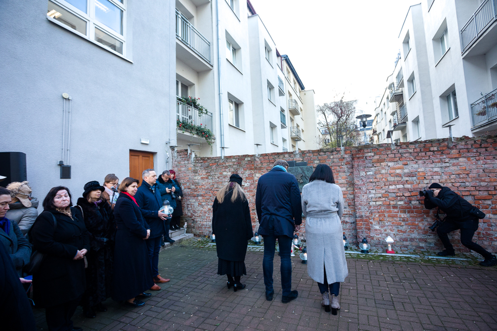 Rocznica zamknięcia granic getta warszawskiego – Warszawa, 16 listopada 2023. Fot. Sławek Kasper (IPN)