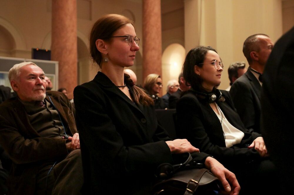 Debata „Polityka historyczna państw byłego bloku wschodniego na przykładzie Polski i Węgier” – Budapeszt, 23 listopada 2023. Fot. Mikołaj Bujak (IPN)