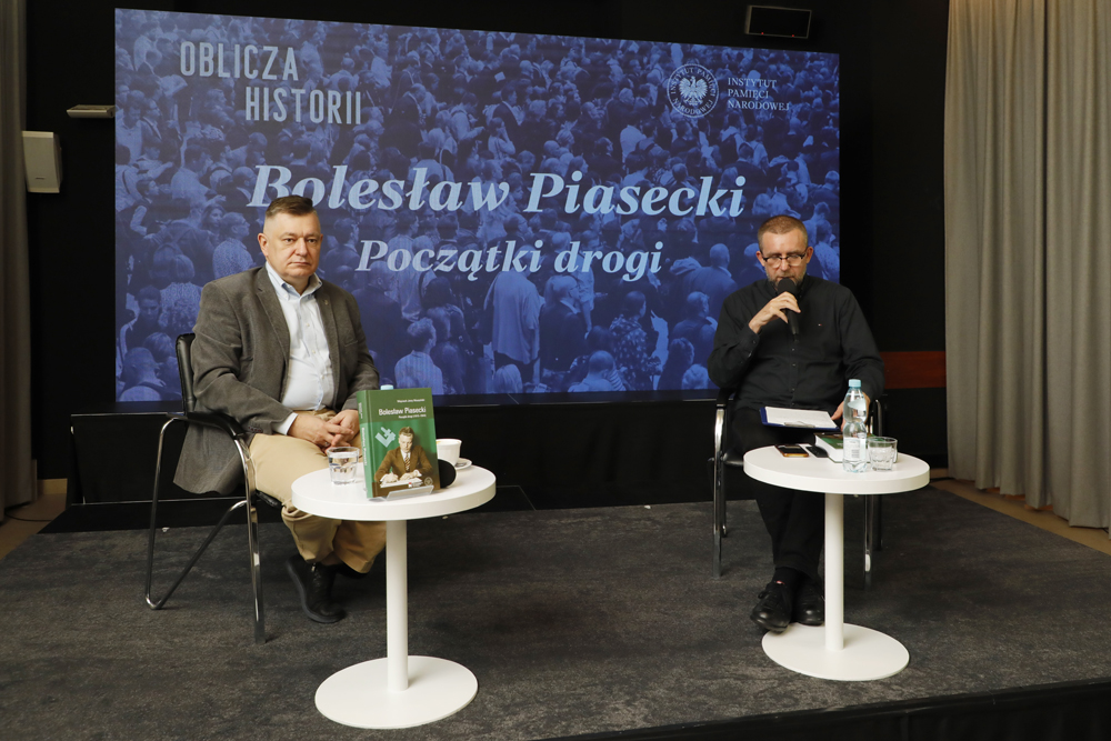 Spotkanie „Bolesław Piasecki. Początki drogi” z cyklu „Oblicza historii” – Warszawa, 14 listopada 2023. Fot. Piotr Życieński (IPN)