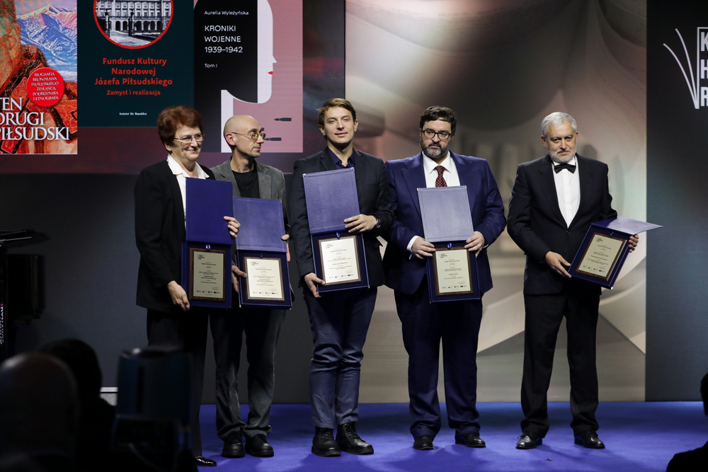 Honorowe wyróżnienia jury w 14. konkursie „Książka Historyczna Roku” – Warszawa, 27 listopada 2023. Fot. Mikołaj Bujak (IPN)