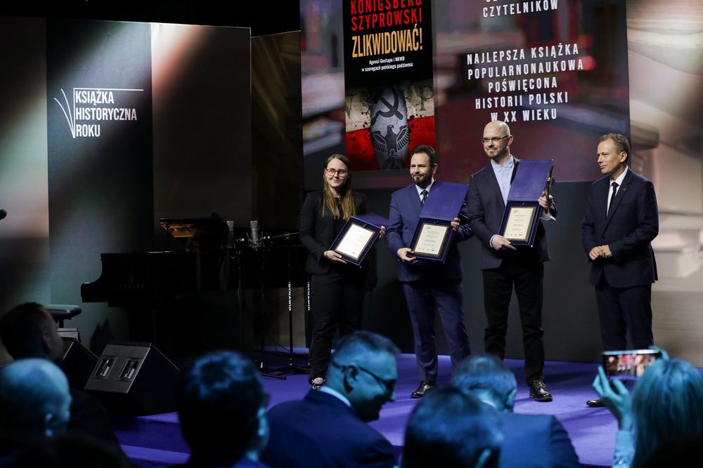 Gala wręczenia nagród w 14. konkursie „Książka Historyczna Roku” – Warszawa, 27 listopada 2023. Fot. Mikołaj Bujak (IPN)