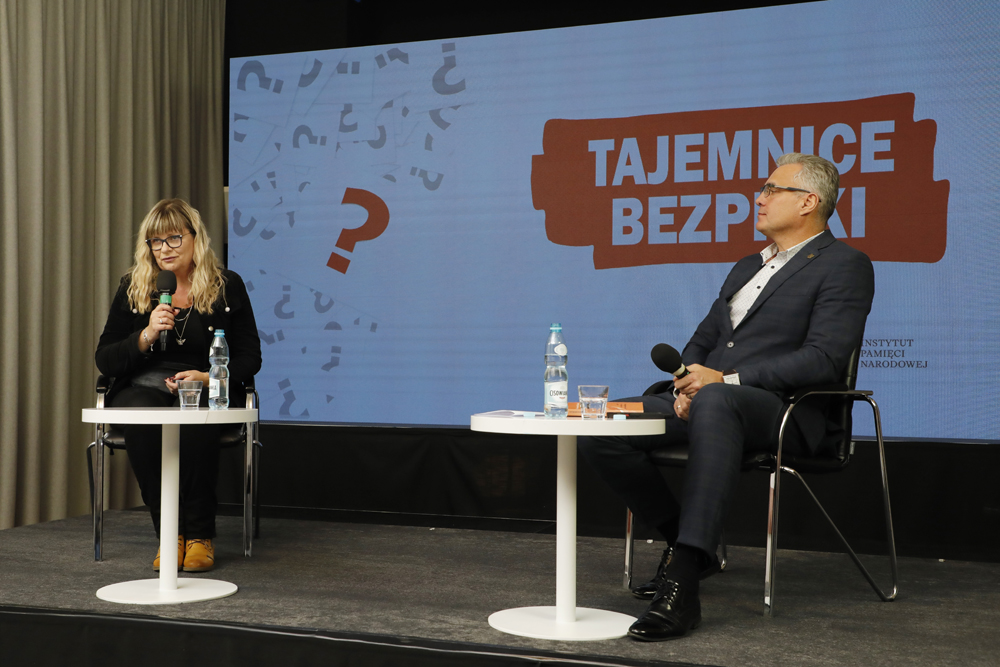 Spotkanie z cyklu „Tajemnice bezpieki” – Warszawa, 27 listopada 2023. Fot. Piotr Życieński (IPN)