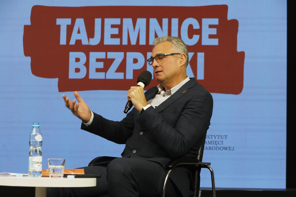 Spotkanie z cyklu „Tajemnice bezpieki” – Warszawa, 27 listopada 2023. Fot. Piotr Życieński (IPN)
