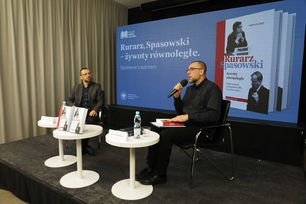 Spotkanie z cyklu „Książki pełne historii” – Warszawa, 29 listopada 2023. Fot. Piotr Życieński (IPN)