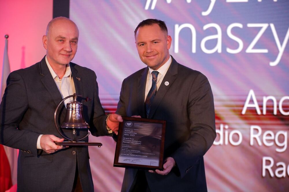 Gala finałowa X edycji ogólnopolskiego konkursu Audycja Historyczna Roku – Białystok, 30 listopada 2023. Fot. Mikołaj Bujak (IPN)