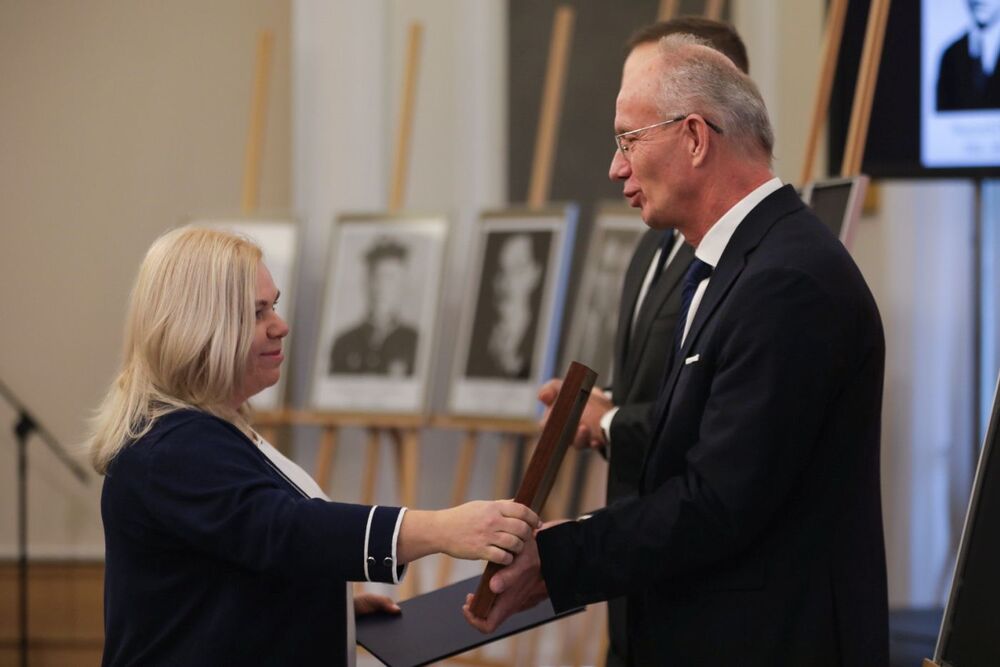 Uroczystość wręczenia not identyfikacyjnych – Warszawa, 1 grudnia 2023. Fot. Mikołaj Bujak (IPN)