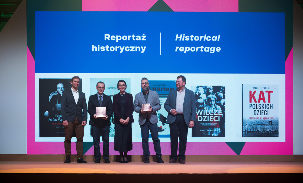 Nagroda i wyróżnienie dla publikacji Wydawnictwa IPN w konkursie Instytutu Pileckiego – Warszawa, 30 listopada 2023. Fot. Instytut Pileckiego