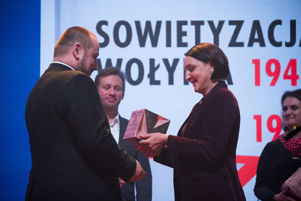 Nagroda i wyróżnienie dla publikacji Wydawnictwa IPN w konkursie Instytutu Pileckiego – Warszawa, 30 listopada 2023. Fot. Instytut Pileckiego