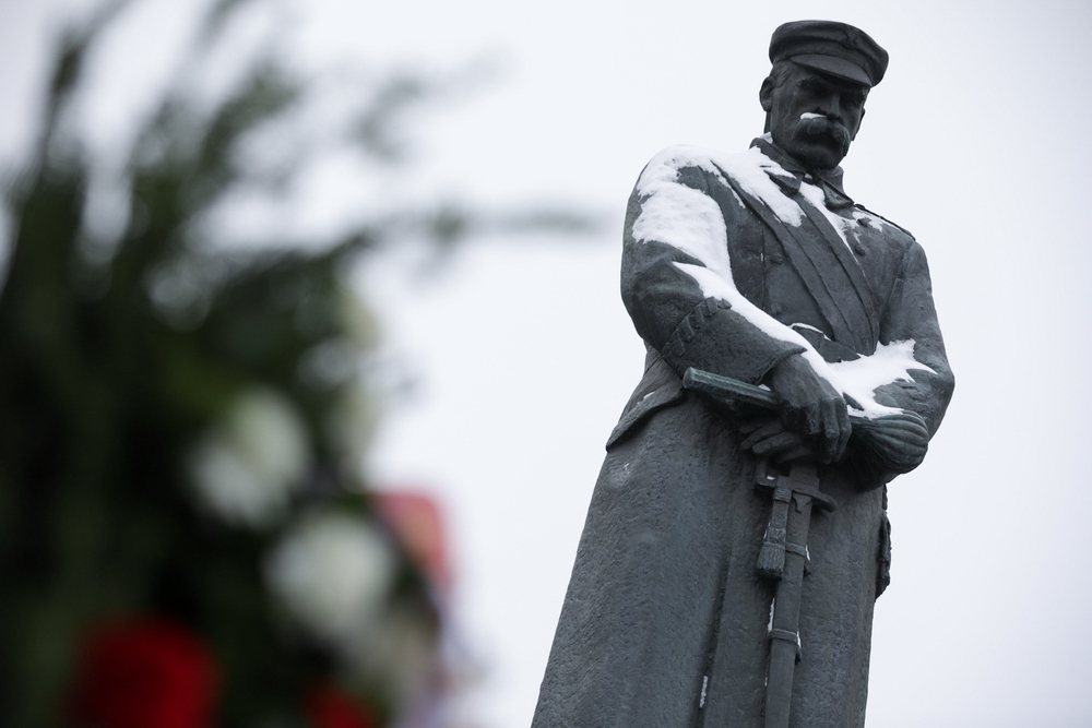 Rocznica urodzin Józefa Piłsudskiego – Warszawa, 4 grudnia 2023 r. Fot. Mikołaj Bujak (IPN)