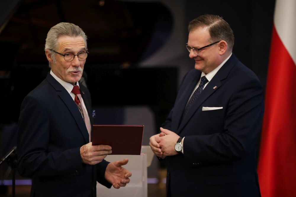 Uroczystości upamiętniające rocznicę urodzin Marszałka Piłsudskiego – Warszawa, 4 grudnia 2023. Fot. Mikołaj Bujak (IPN)