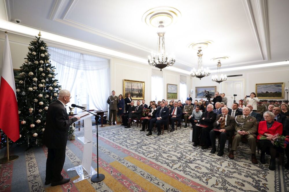 Uroczystości upamiętniające rocznicę urodzin Marszałka Piłsudskiego – Warszawa, 4 grudnia 2023. Fot. Mikołaj Bujak (IPN)