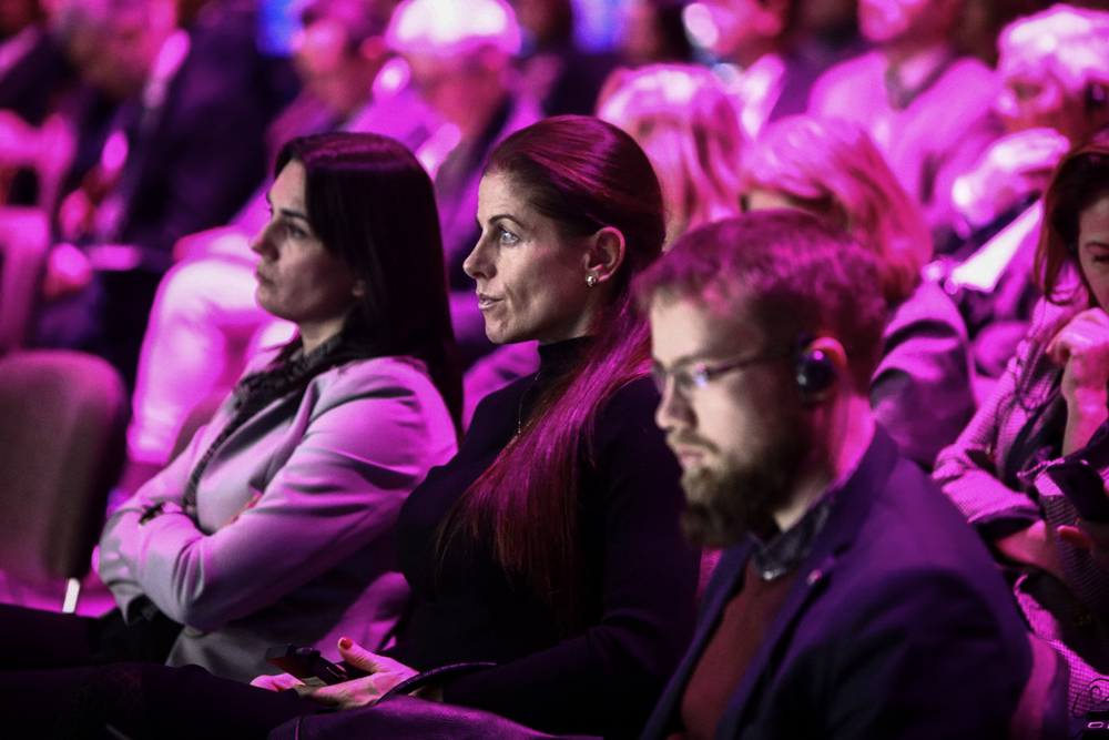 Dyskusja „Dekomunizacja i sprawiedliwość okresu przemian” podczas zjazdu Platformy Europejskiej Pamięci i Sumienia – Warszawa, 5 grudnia 2023. Fot. Sławek Kasper (IPN)