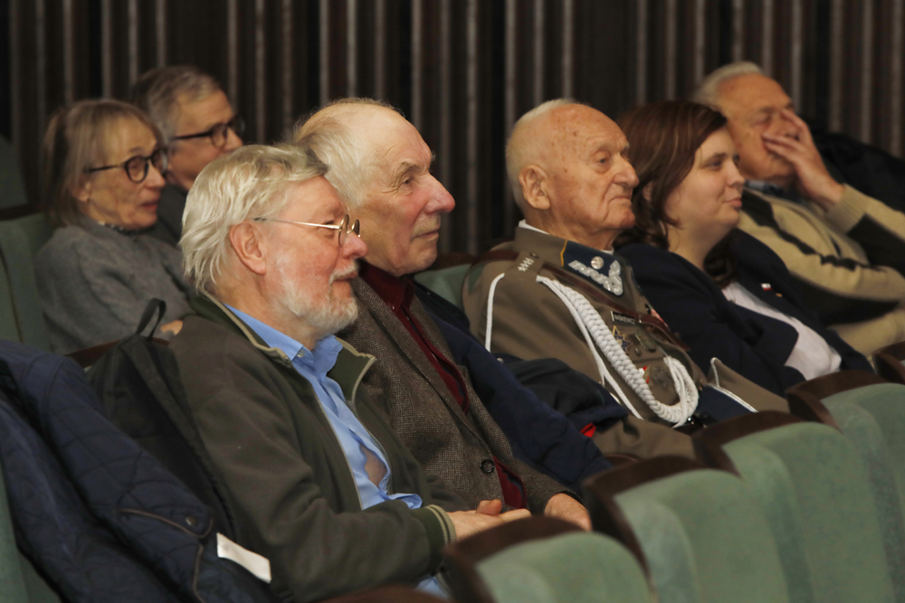 Dlaczego wciąż nie osądzono sprawców zbrodni komunistycznych? Dyskusja „Rachunek sumienia III RP” oraz pokaz filmu „Stanisław Helski. Dlatego” – Warszawa, 4 grudnia 2023. Fot. Piotr Życieński (IPN)