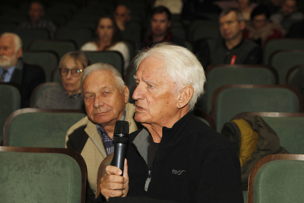 Dlaczego wciąż nie osądzono sprawców zbrodni komunistycznych? Dyskusja „Rachunek sumienia III RP” oraz pokaz filmu „Stanisław Helski. Dlatego” – Warszawa, 4 grudnia 2023. Fot. Piotr Życieński (IPN)