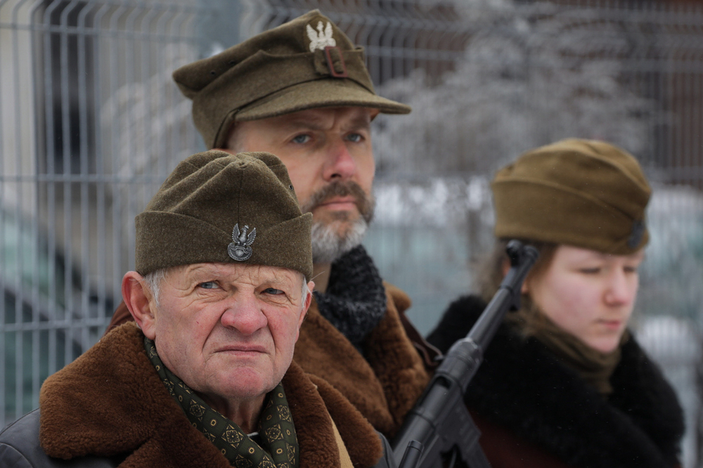 Odsłonięcie pomnika Powstania Zamojskiego – Bondyrz, 6 grudnia 2023. Fot. Mikołaj Bujak (IPN)