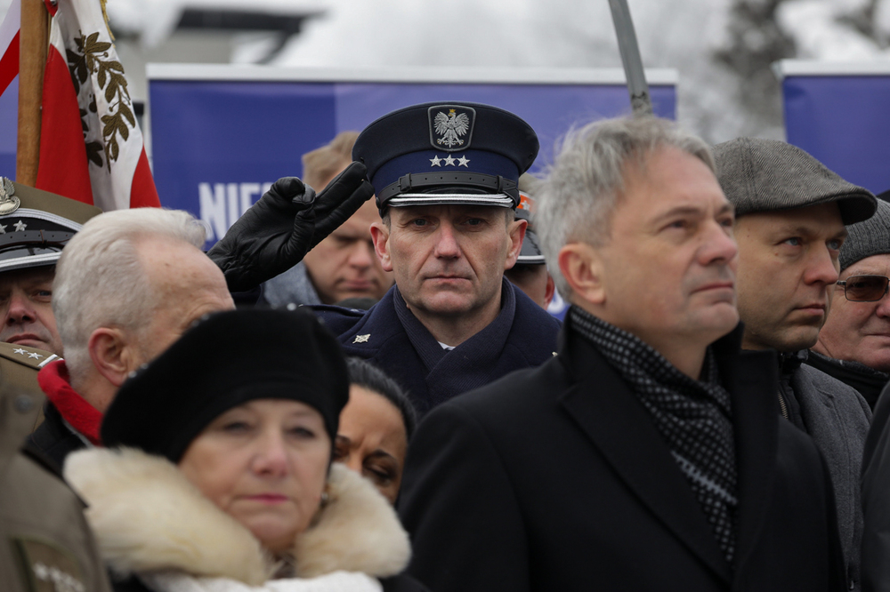 Odsłonięcie pomnika Powstania Zamojskiego – Bondyrz, 6 grudnia 2023. Fot. Mikołaj Bujak (IPN)