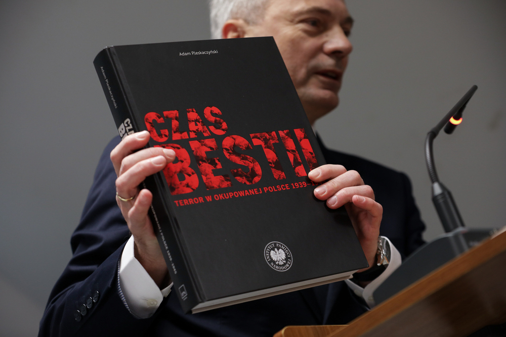 Konferencja naukowa poświęcona niemieckim represjom i zbrodniom na mieszkańcach polskich wsi podczas II wojny światowej – Bondyrz, 6 grudnia 2023. Fot. Mikołaj Bujak (IPN)