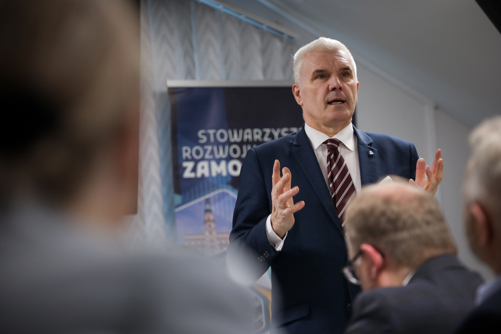 Konferencja naukowa poświęcona niemieckim represjom i zbrodniom na mieszkańcach polskich wsi podczas II wojny światowej – Bondyrz, 6 grudnia 2023. Fot. Mikołaj Bujak (IPN)