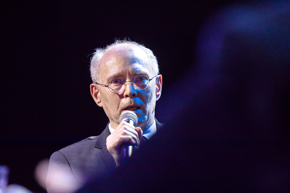 Dyskusja „Szlaki Nadziei. Odyseja Wolności” podczas zjazdu Platformy Europejskiej Pamięci i Sumienia – Warszawa, 6 grudnia 2023. Na zdj. prof. Sławomir Kalbarczyk, naczelnik Biura Badań Historycznych IPN. Fot. Sławek Kasper (IPN)