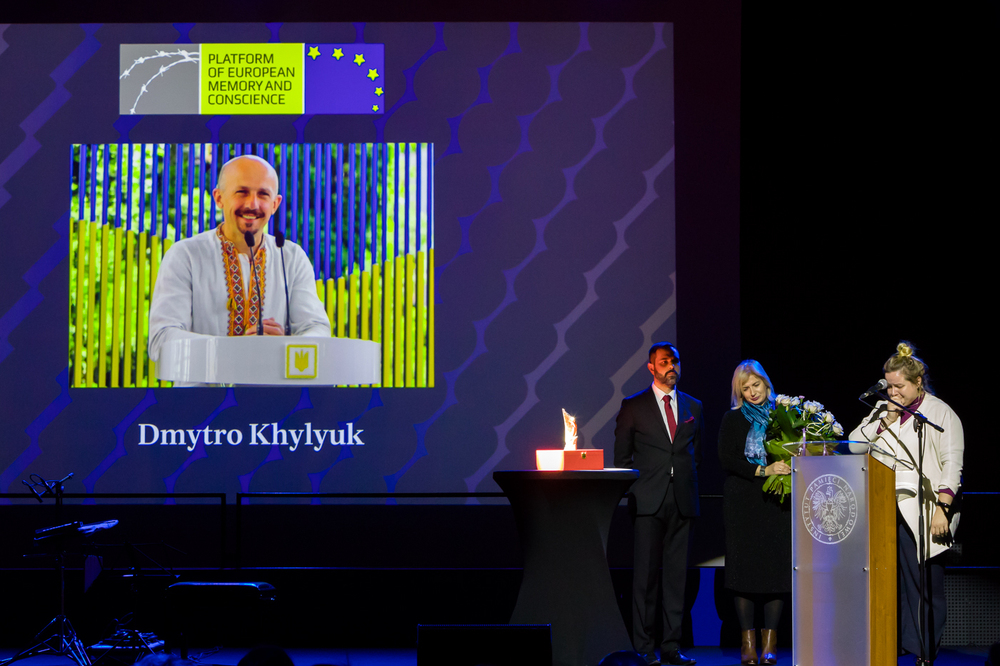 Gala wręczenia nagrody Platformy Europejskiej Pamięci i Sumienia – Warszawa, 6 grudnia 2023. Fot. Sławek Kasper (IPN)