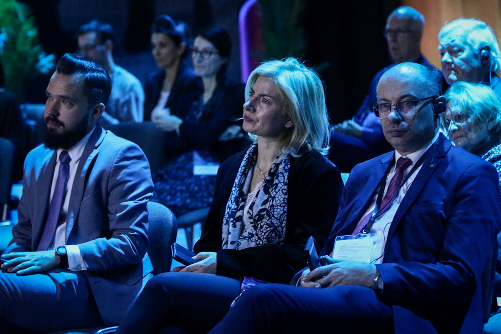 Debata „Polityka pamięci” podczas zjazdu Platformy Europejskiej Pamięci i Sumienia – Warszawa, 7 grudnia 2023. Fot. Sławek Kasper (IPN)