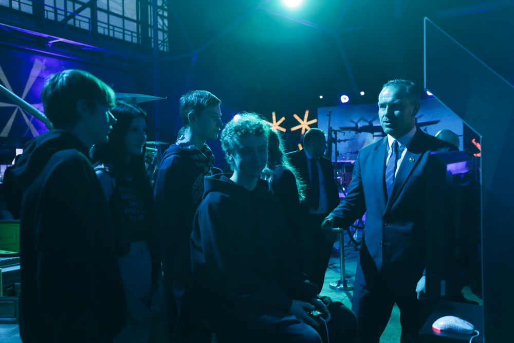 „Lotnicy – wojna w przestworzach” – kolejny autorski projekt gamingowy Instytutu Pamięci Narodowej – Warszawa, 12 grudnia 2023. Fot. Mikołaj Bujak (IPN)