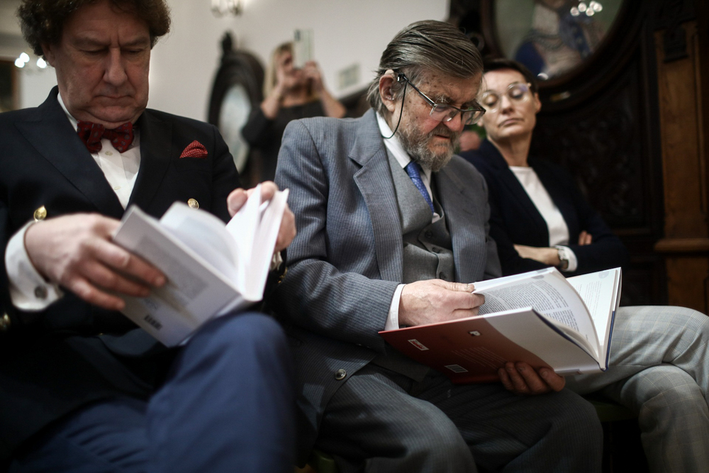 Uroczystość wręczenia Krzyży Wolności i Solidarności działaczom opozycji niepodległościowej – Warszawa, 13 grudnia 2023. Fot. Sławek Kasper (IPN)