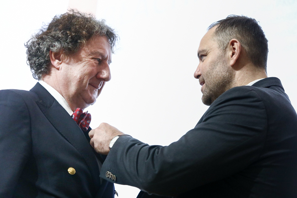 Uroczystość wręczenia Krzyży Wolności i Solidarności działaczom opozycji niepodległościowej – Warszawa, 13 grudnia 2023. Fot. Sławek Kasper (IPN)