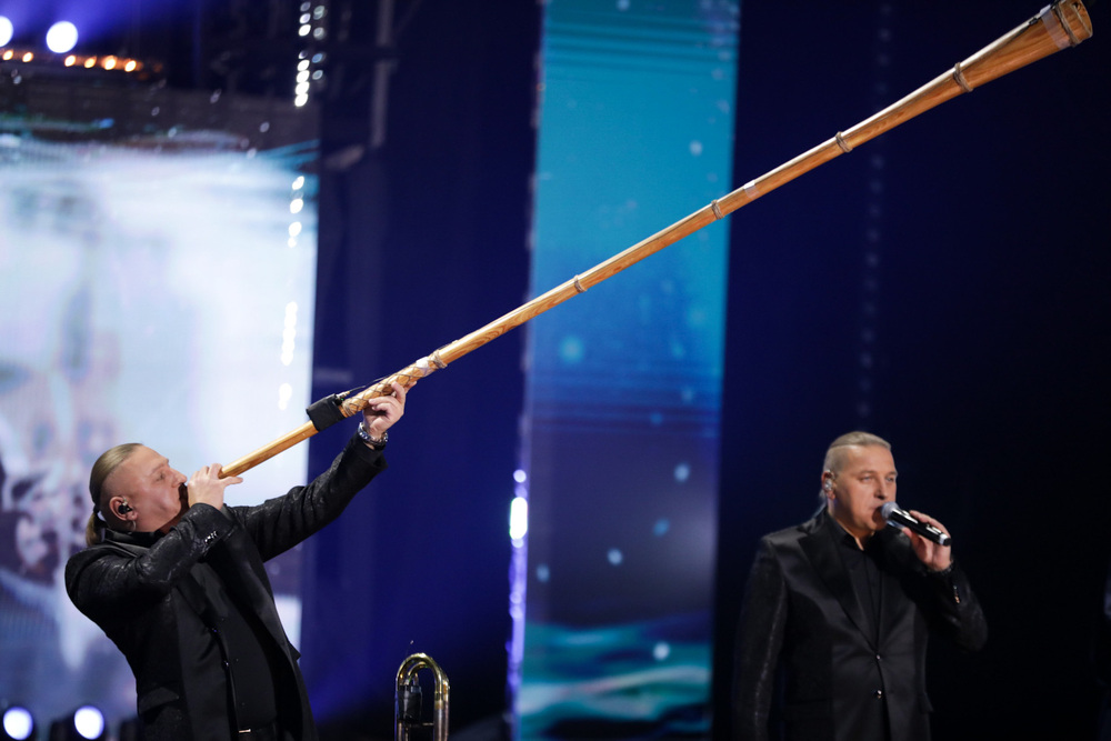 „Cena za prawdę” – widowisko w 42. rocznicę wprowadzenia stanu wojennego poświęcone kobietom internowanym w Gołdapi – Warszawa, 13 grudnia 2023. Fot. Mikołaj Bujak (IPN)