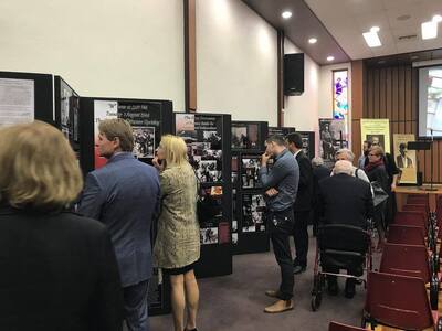 Delegacja IPN na otwarciu wystawy o rotmistrzu Pileckim w Melbourne (Australia) – 5 listopada 2017