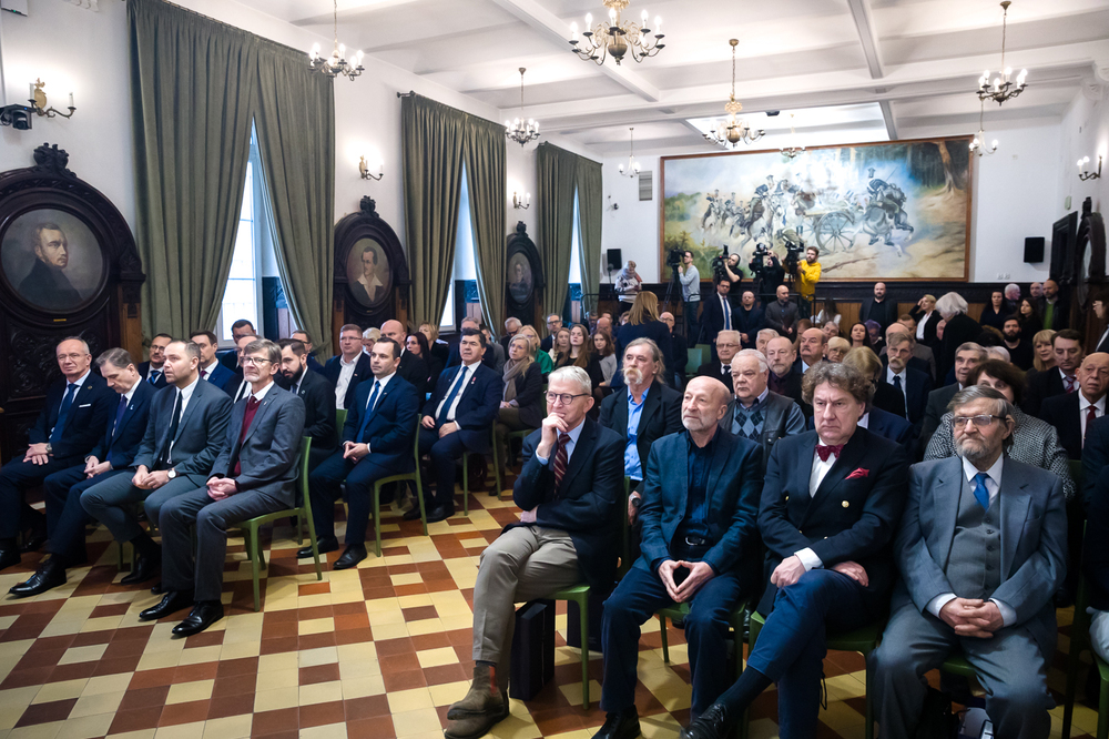 Uroczystość wręczenia Krzyży Wolności i Solidarności działaczom opozycji niepodległościowej – Warszawa, 13 grudnia 2023. Fot. Sławek Kasper (IPN)