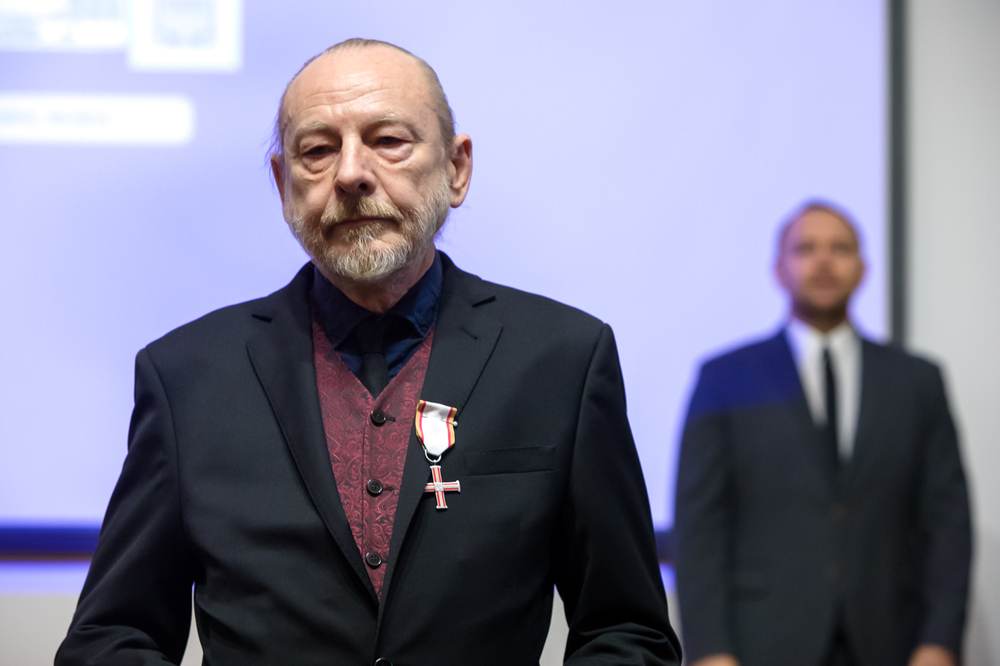 Uroczystość wręczenia Krzyży Wolności i Solidarności działaczom opozycji niepodległościowej – Warszawa, 13 grudnia 2023. Fot. Sławek Kasper (IPN)