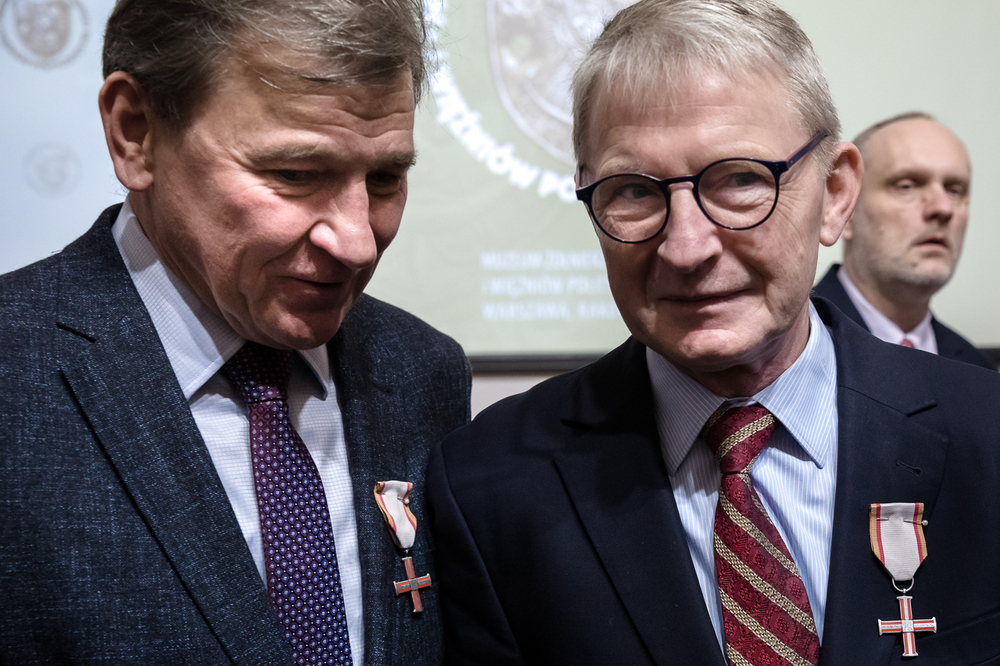 Uroczystość wręczenia Krzyży Wolności i Solidarności działaczom opozycji niepodległościowej – Warszawa, 13 grudnia 2023. Fot. Sławek Kasper (IPN)