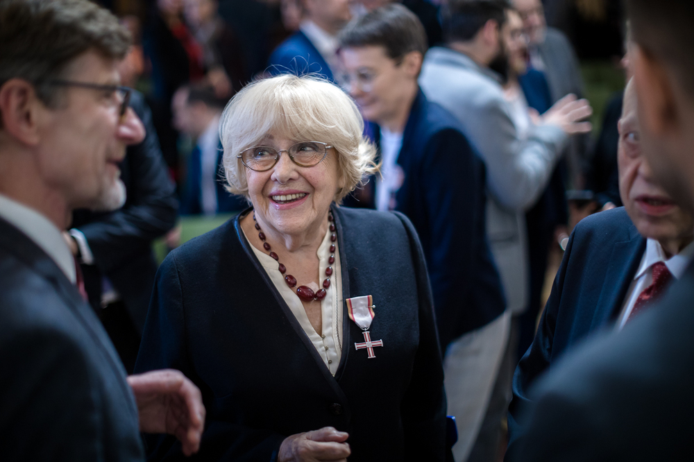 Uroczystość wręczenia Krzyży Wolności i Solidarności działaczom opozycji niepodległościowej – Warszawa, 13 grudnia 2023. Fot. Sławek Kasper (IPN)