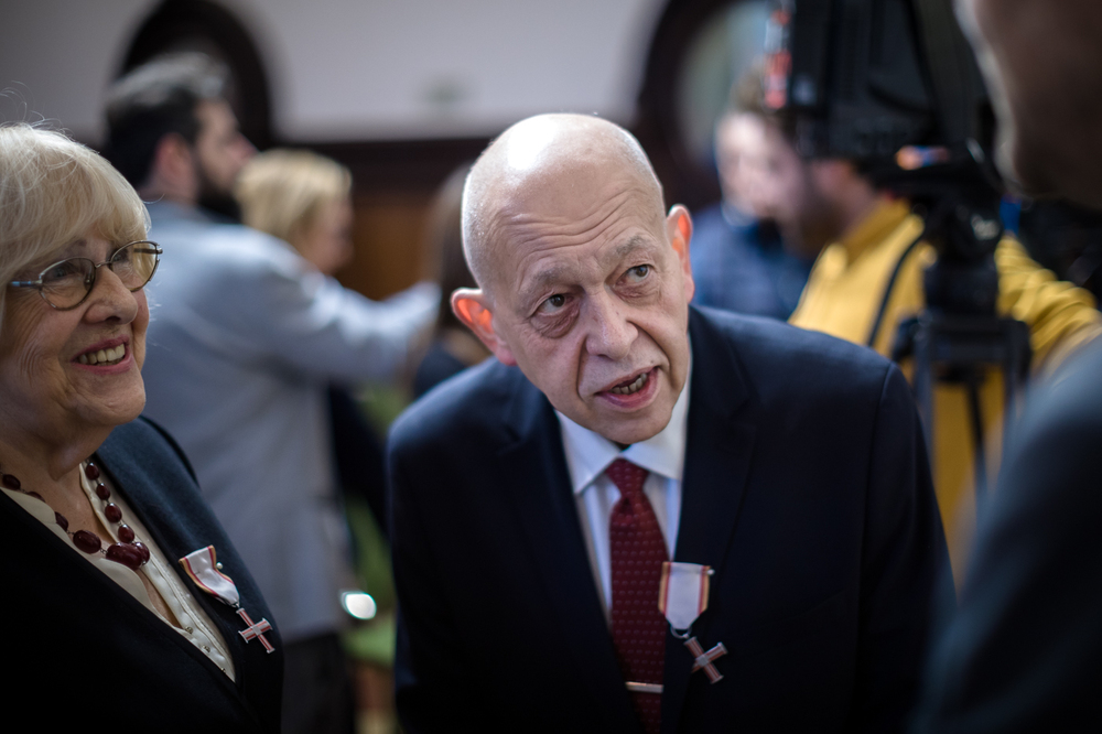 Uroczystość wręczenia Krzyży Wolności i Solidarności działaczom opozycji niepodległościowej – Warszawa, 13 grudnia 2023. Fot. Sławek Kasper (IPN)