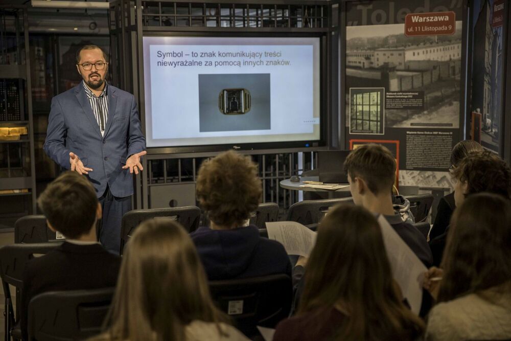 Kapitan Tadeusz Starzyński bohaterem kolejnej odsłony projektu Archiwum IPN „Historia w artefaktach zapisana” – Warszawa, 15 grudnia 2023. Fot. Katarzyna Adamów (IPN)