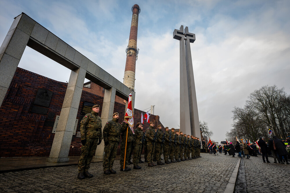 Obchody 42. rocznicy pacyfikacji kopalni „Wujek” w Katowicach – 16 grudnia 2023. Fot. Krzysztof Łojko (IPN)