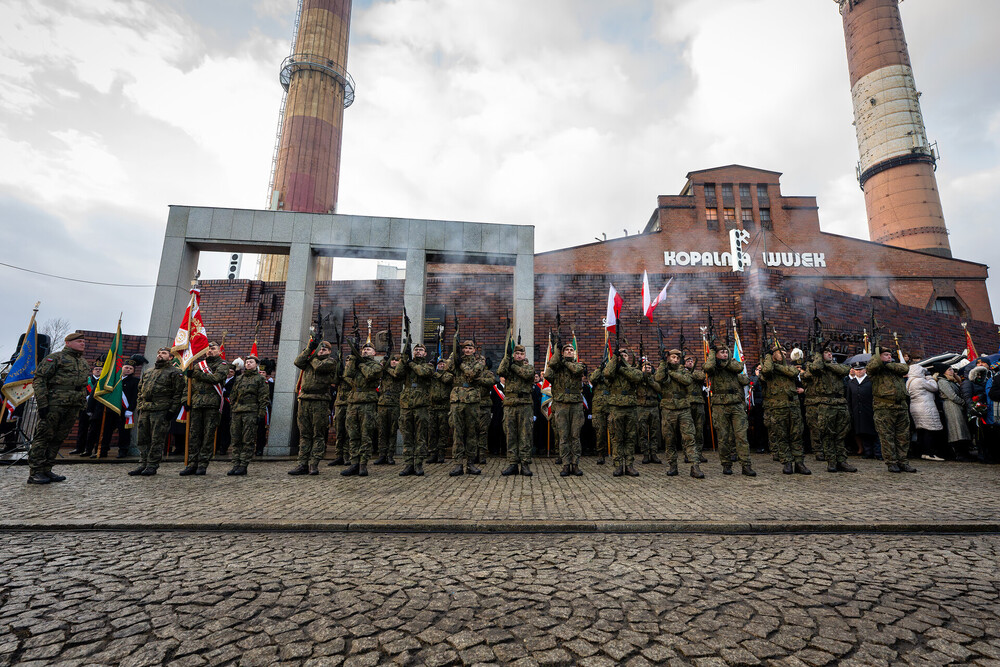 Obchody 42. rocznicy pacyfikacji kopalni „Wujek” w Katowicach – 16 grudnia 2023. Fot. Krzysztof Łojko (IPN)