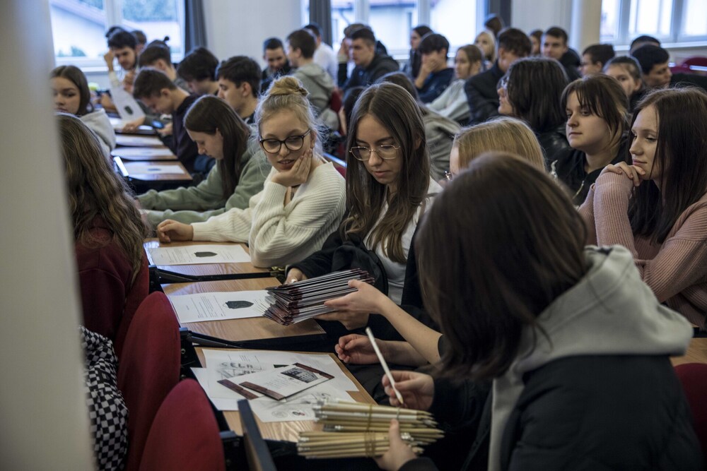 Inauguracja projektu wystawienniczo-edukacyjnego Archiwum IPN „Historia w artefaktach zapisana”  – Pułtusk, 19 grudnia 2023. Fot. Katarzyna Adamów (IPN)