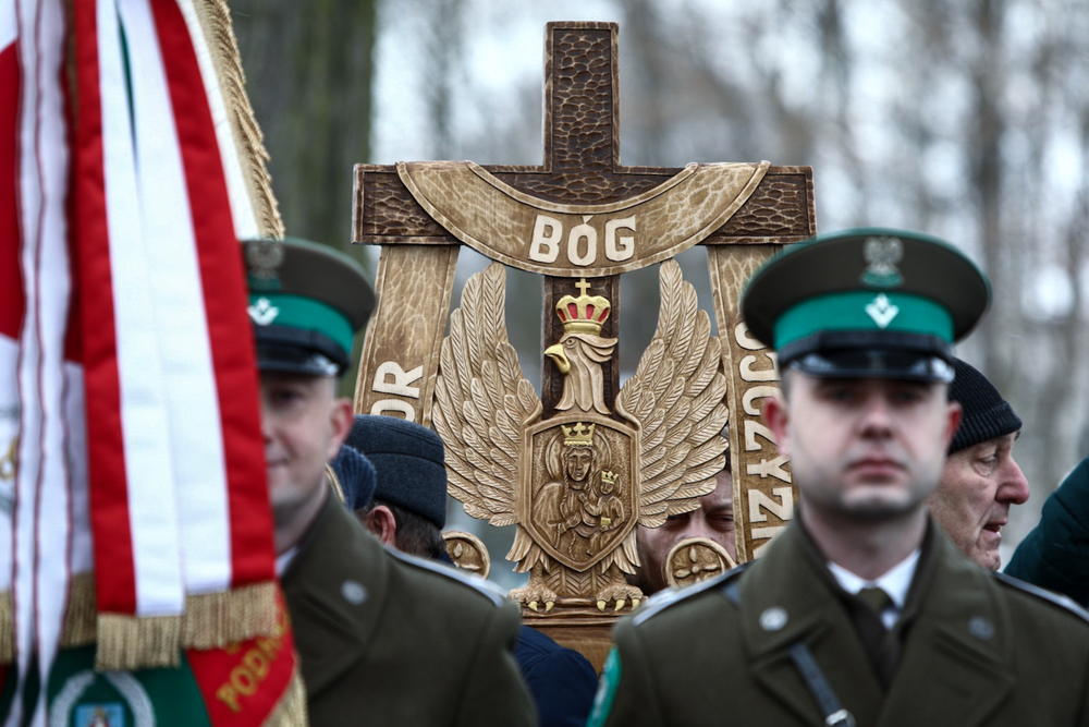 Obchody 150. rocznicy urodzin Wincentego Witosa – Wierzchosławice, 14 stycznia 2024. Fot. Sławek Kasper (IPN)