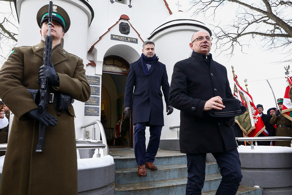 Obchody 150. rocznicy urodzin Wincentego Witosa – Wierzchosławice, 14 stycznia 2024. Fot. Sławek Kasper (IPN)