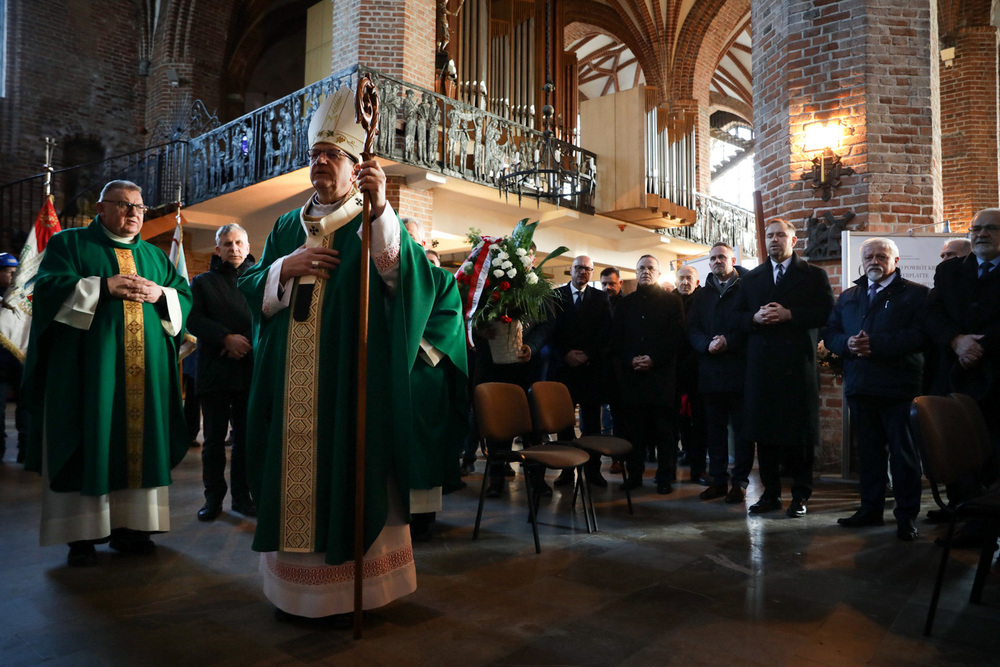 Uroczystość odsłonięcia upamiętnienia Kasy Wzajemnej Pomocy – Gdańsk, 15 stycznia 2024. Fot. Mikołaj Bujak (IPN)