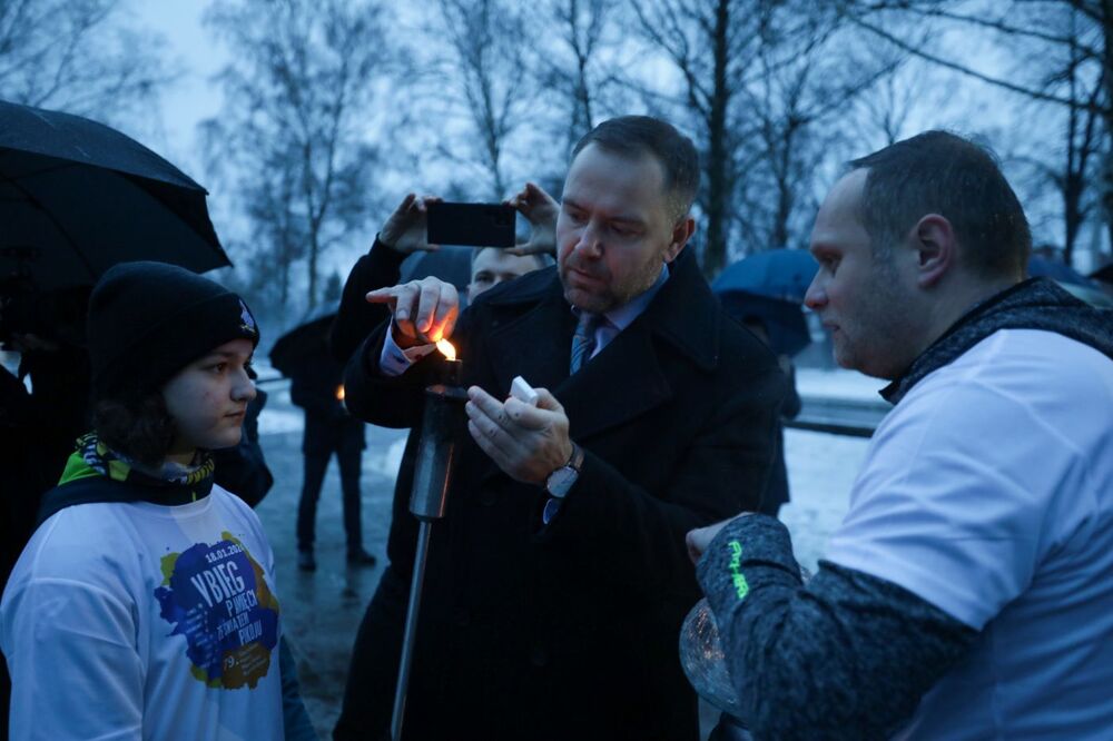 V edycja Biegu Pamięci ze Światłem Pokoju – 18 stycznia 2024. Fot. Mikołaj Bujak (IPN)