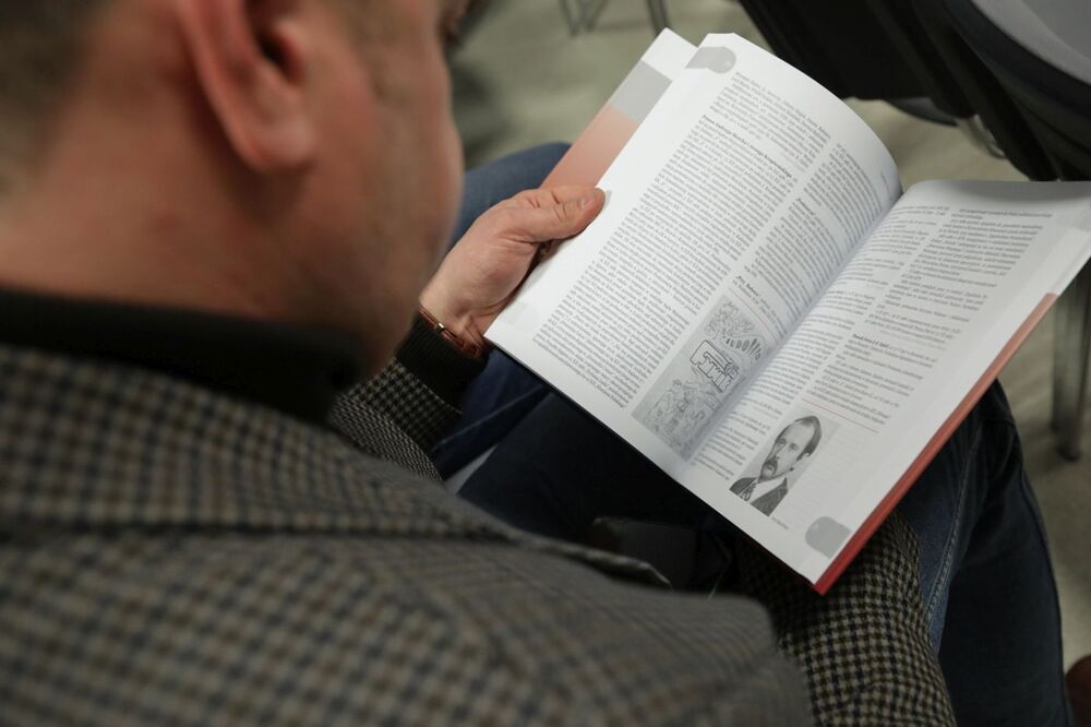 Prezentacja 5 tomu „Encyklopedii Solidarności” w Katowicach – 18 stycznia 2024. Fot. Mikołaj Bujak (IPN)