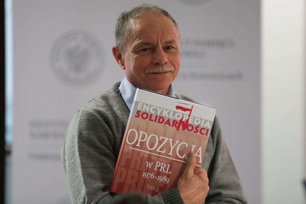 Prezentacja 5 tomu „Encyklopedii Solidarności” w Katowicach – 18 stycznia 2024. Fot. Mikołaj Bujak (IPN)